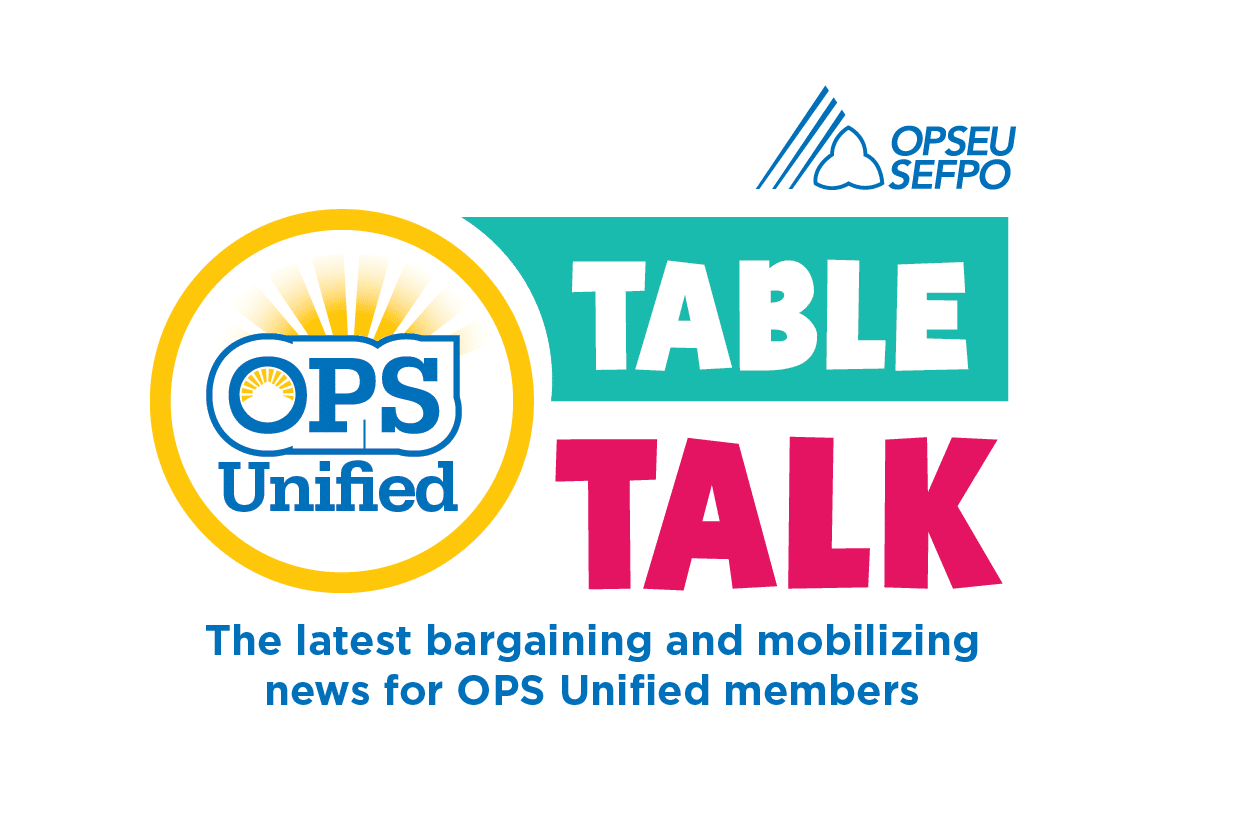 OPS Unified Table Talk – November 18